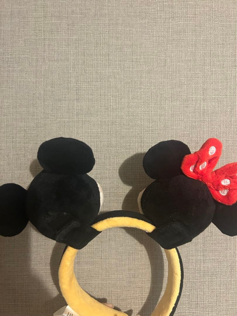 香港ディズニーランド ミッキー・ミニー ヘアバンド カチューシャ