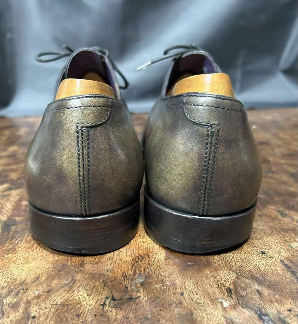 ベルルッティ BERLUTI アレッサンドロ ホールカット レザーシューズ8.5
