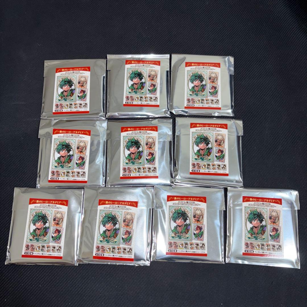 新品未開封 ヒロアカ JF2026 パブミラー風アクリルステッカー 10個 JF2026 ジャンショ ヒロアカ パブミラー風 アクリルステッカー 緑谷