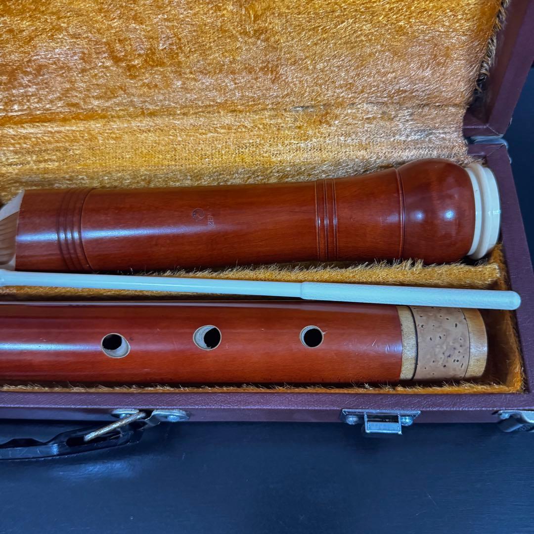 ② 希少　ZEN-ON ゼンオン 全音 テナーリコーダー 2300B バロック式