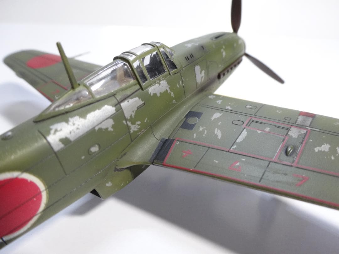 アオシマ1/72日本陸軍三式戦闘機「飛燕（涙滴風防）」完成品