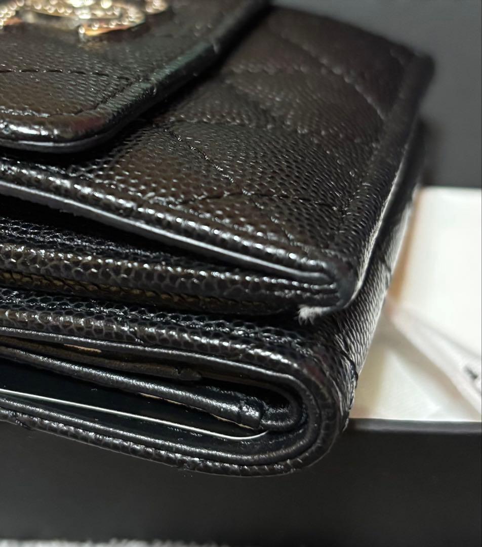 CHANEL ミニ財布 キャビアスキン コレクション限定モデル