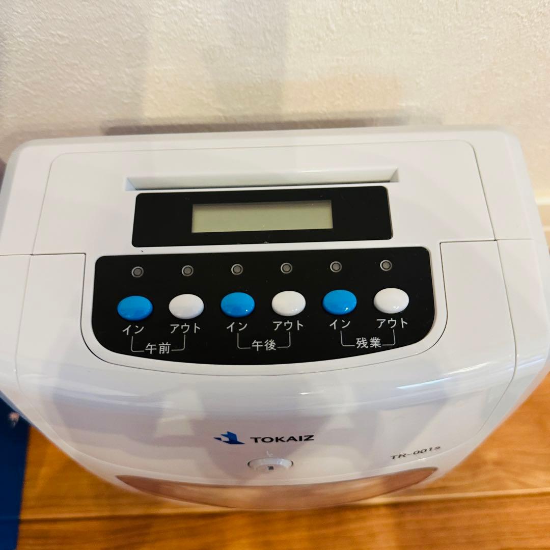 TOKAIタイムレコーダーTR-001s 出勤カード付き　動作確認済み