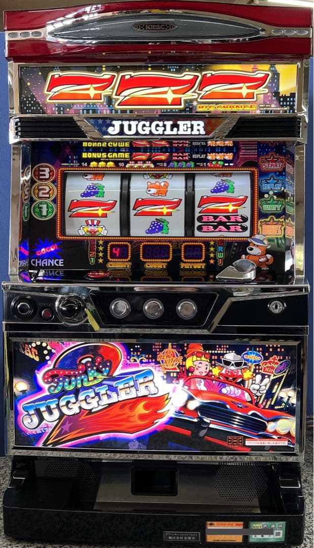 ファンキージャグラー2 パチスロ実機 コイン不要機付 ✨送料無料