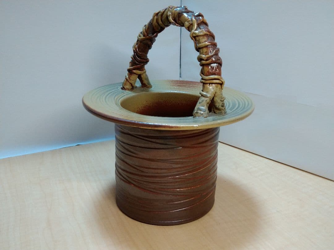 花器　天降川焼き