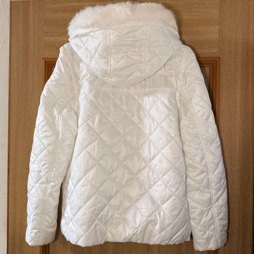 美品 Callaway キャロウェイ レディース ダウン ホワイト ファー付