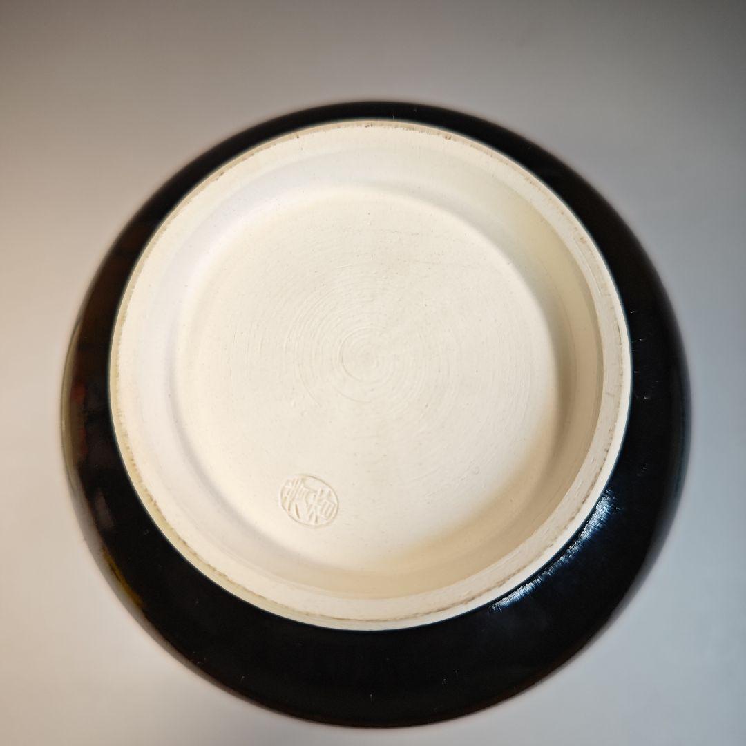 イ415 水指『御室窯 伊坂清香作』 『和蘭陀水指 共箱』