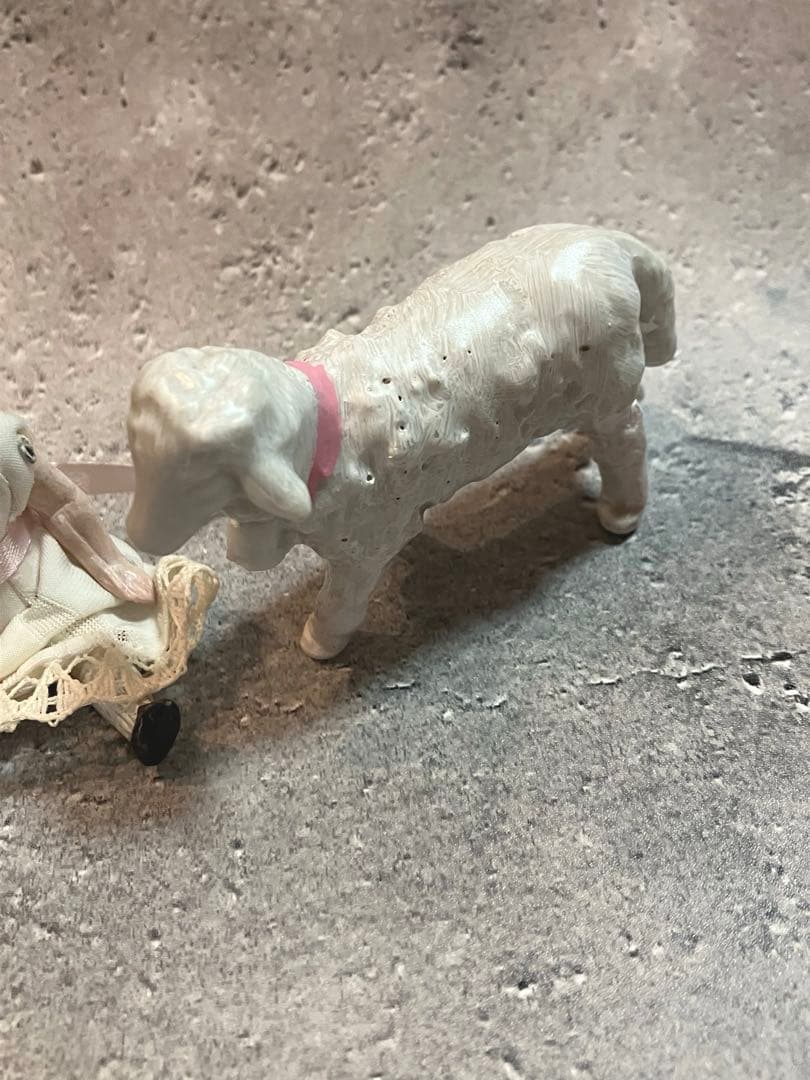 ドイツ アンティーク ビスクドール アルプスの少女ハイジとユキちゃん