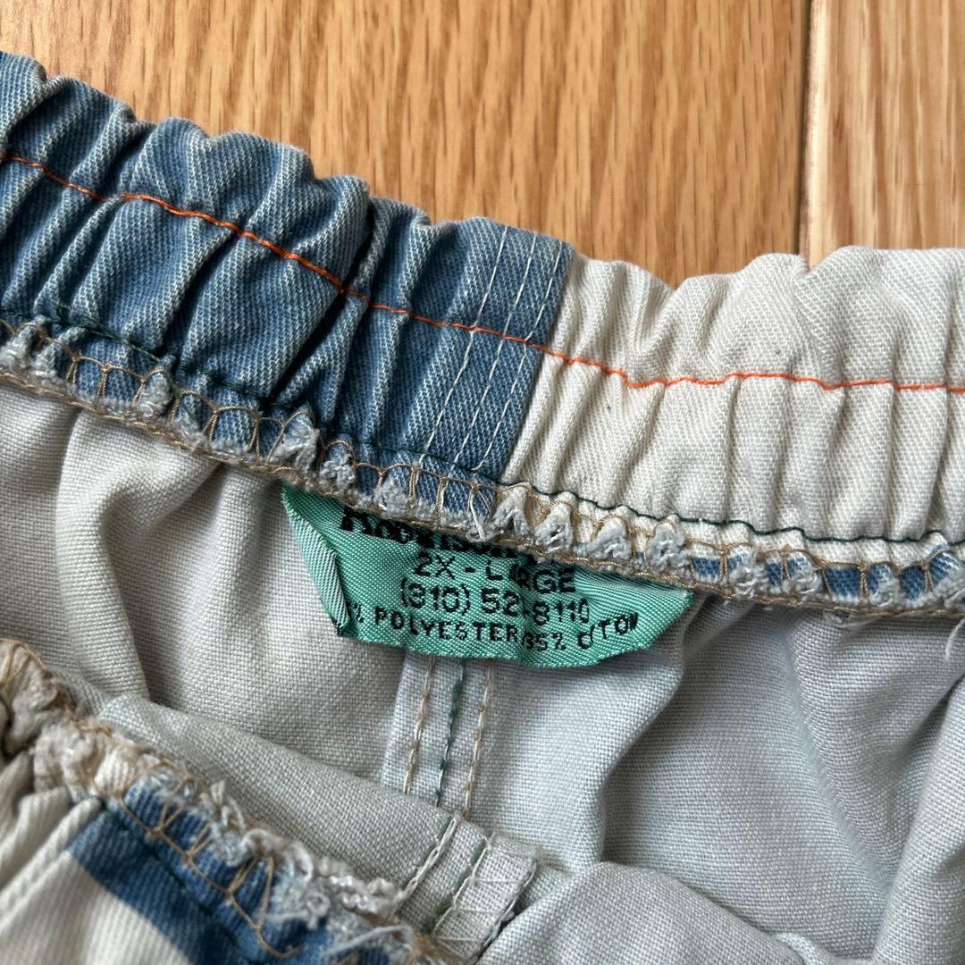 80s ビンテージプリズナーパンツprisoner 囚人服 紺色ボーダー - メルカリ