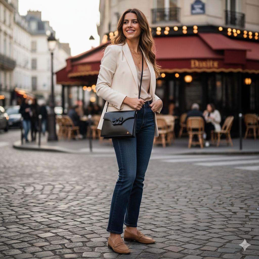 Dior　ショルダーバッグ　ロゴ金具　リボン　ブラック　レザー