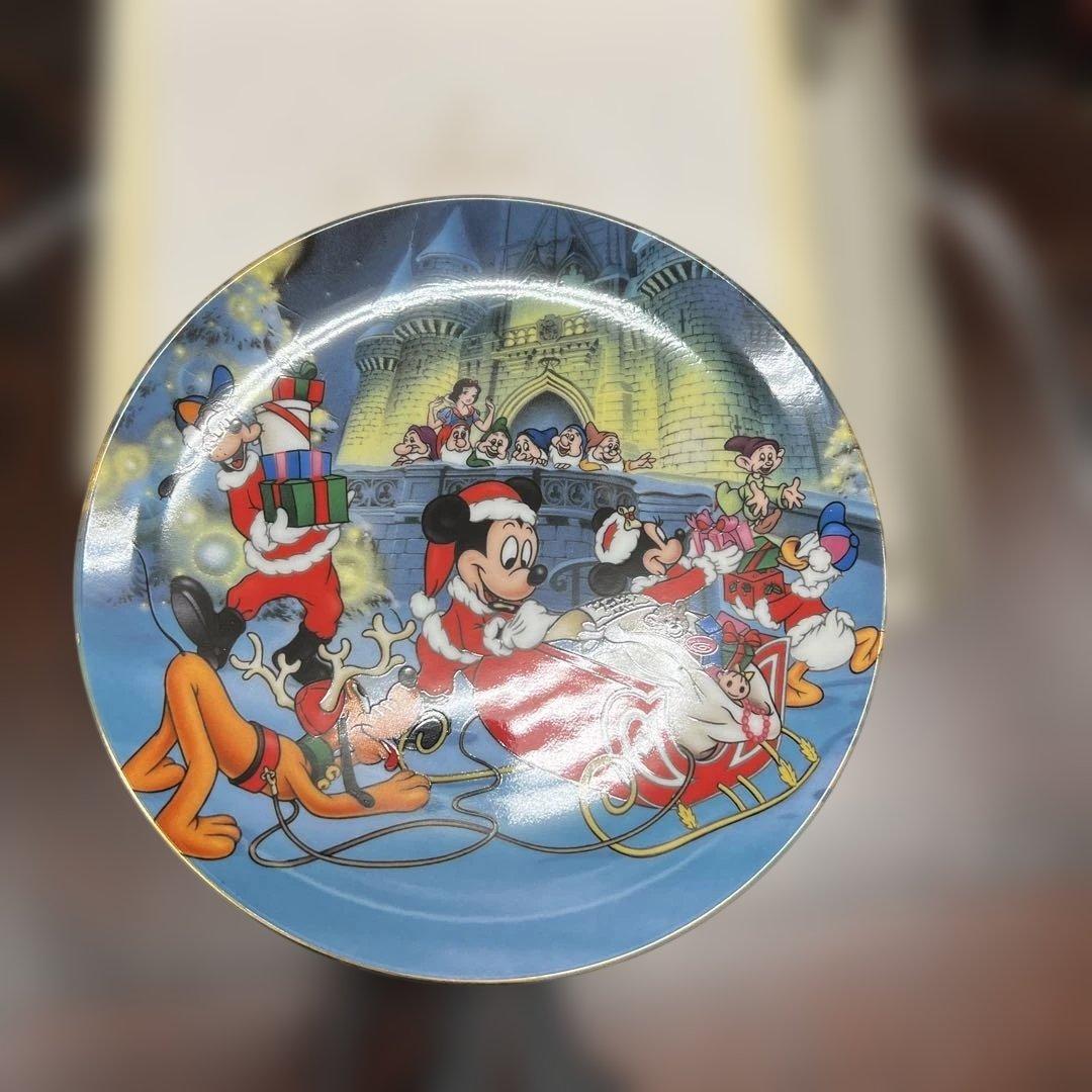 激レア希少品 東京ディズニーランド ミッキーと仲間たち クリスマス絵