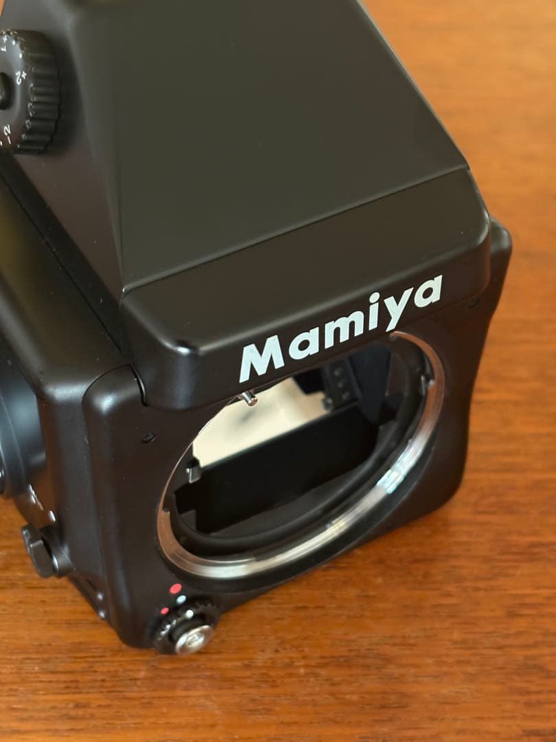 Mamiya 645E 中判カメラ ストラップ＆予備フォルダー付