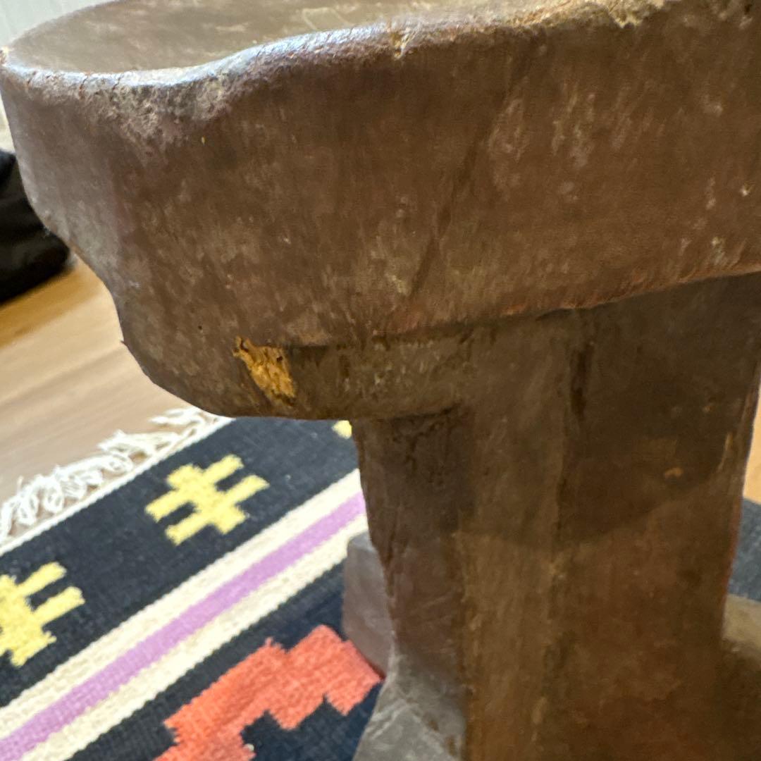 マ*ー様 <期間限定値下げ>アフリカンスツール　西アフリカ　少数民族　椅子