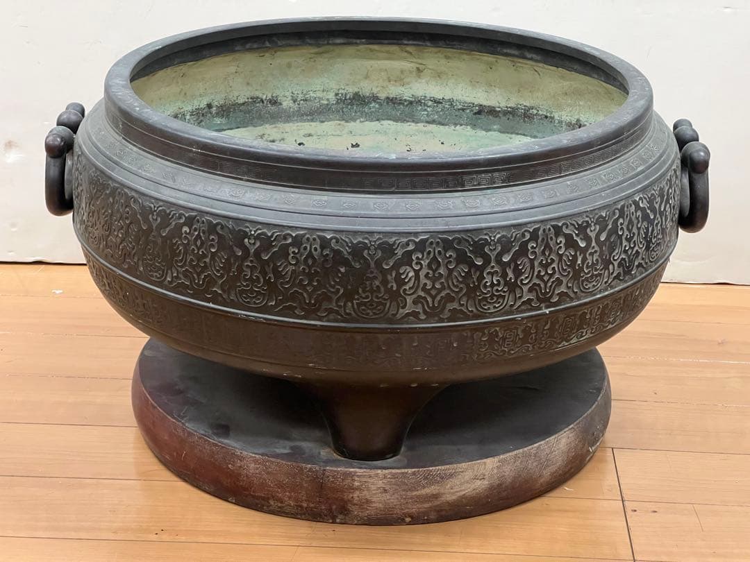 超大銅火鉢　￼直径52cm ￼￼送料込み 2026年最新】Yahoo!オークション -火鉢(銅製)の中古品・新品・未使用品一覧
