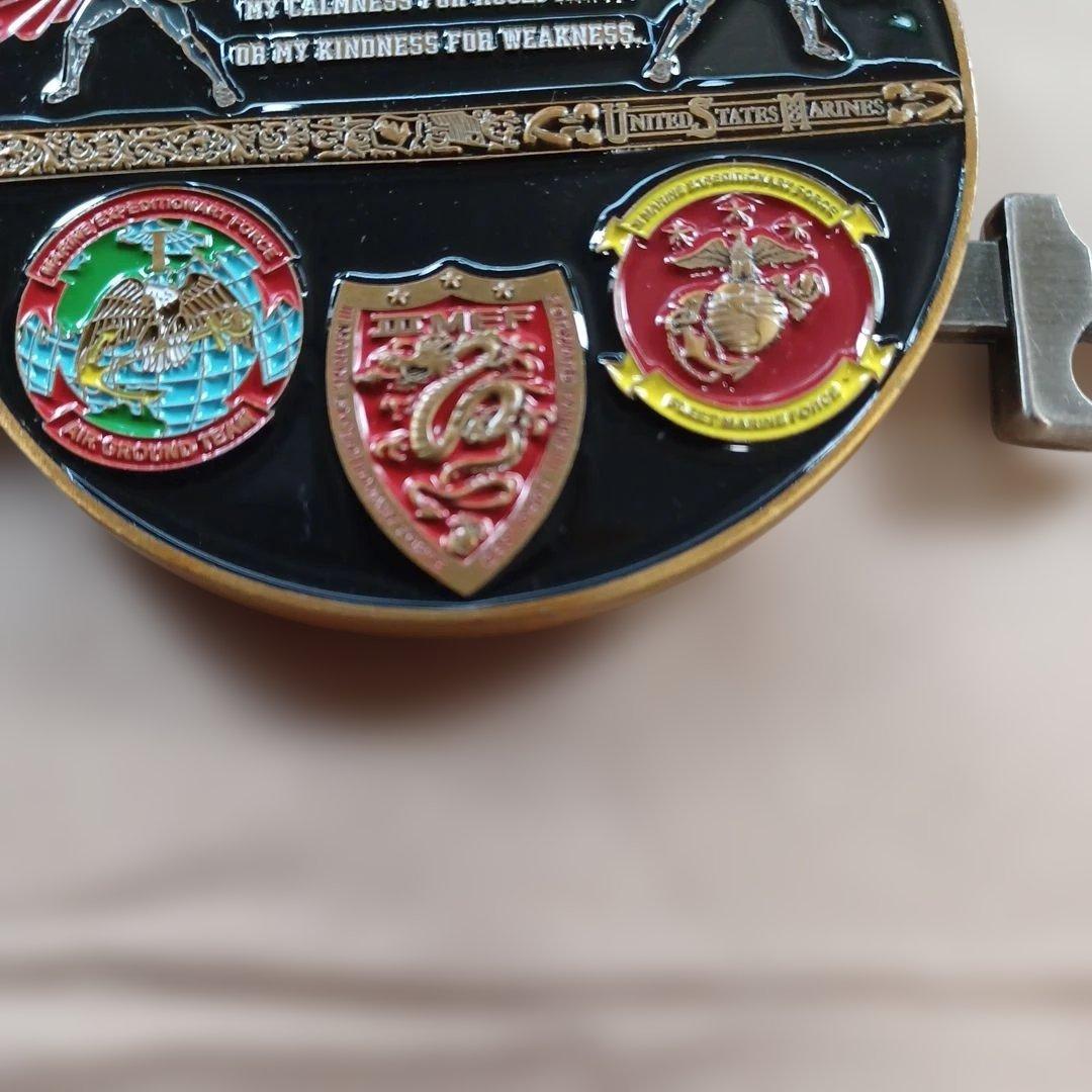 ✨送料無料　米軍USMC 海兵隊　チャレンジ？メダル