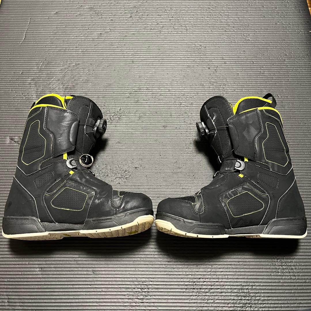 【最終値下げ】SALOMON スノーボードブーツ ブラック/イエロー