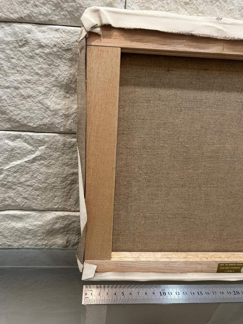 油絵 日下常由作 F6号 山辺の道 巻向山の賦 萬葉集 柿本人麻呂歌集