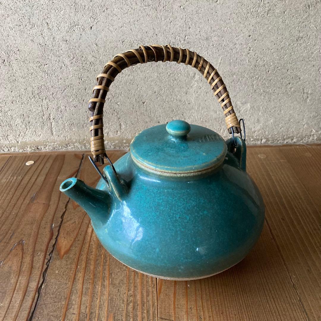 土瓶 薬土瓶 急須 民藝 古い 骨董 アンティーク 古道具 伊賀丸柱