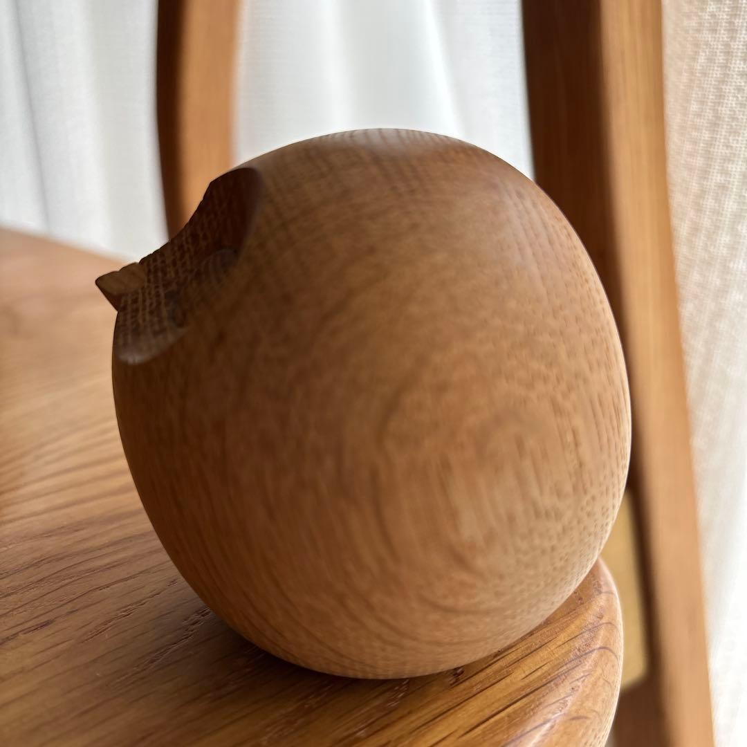 希少 HISA-CRAFT 旭川 木製 オブジェ フクロウ ヒサクラフト