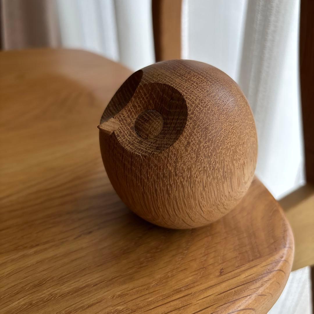 希少 HISA-CRAFT 旭川 木製 オブジェ フクロウ ヒサクラフト