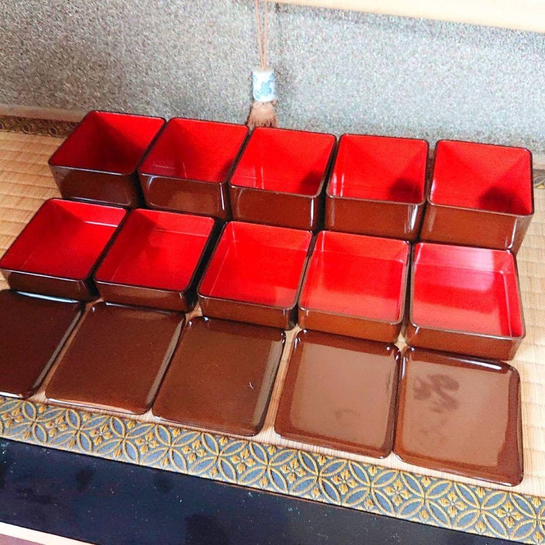 【レア】時代物【 和国弁当十人揃 】 弁当箱 アンティーク 工芸 春 遊山箱