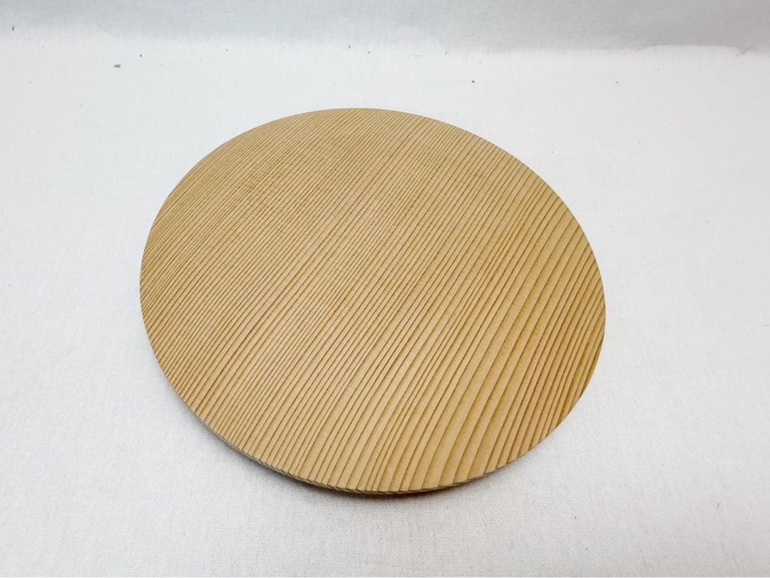 ほぼ未使用 茶道具 高木誠明作 杉木地 曲水指 綴目 煎茶道具 水差し 紙箱