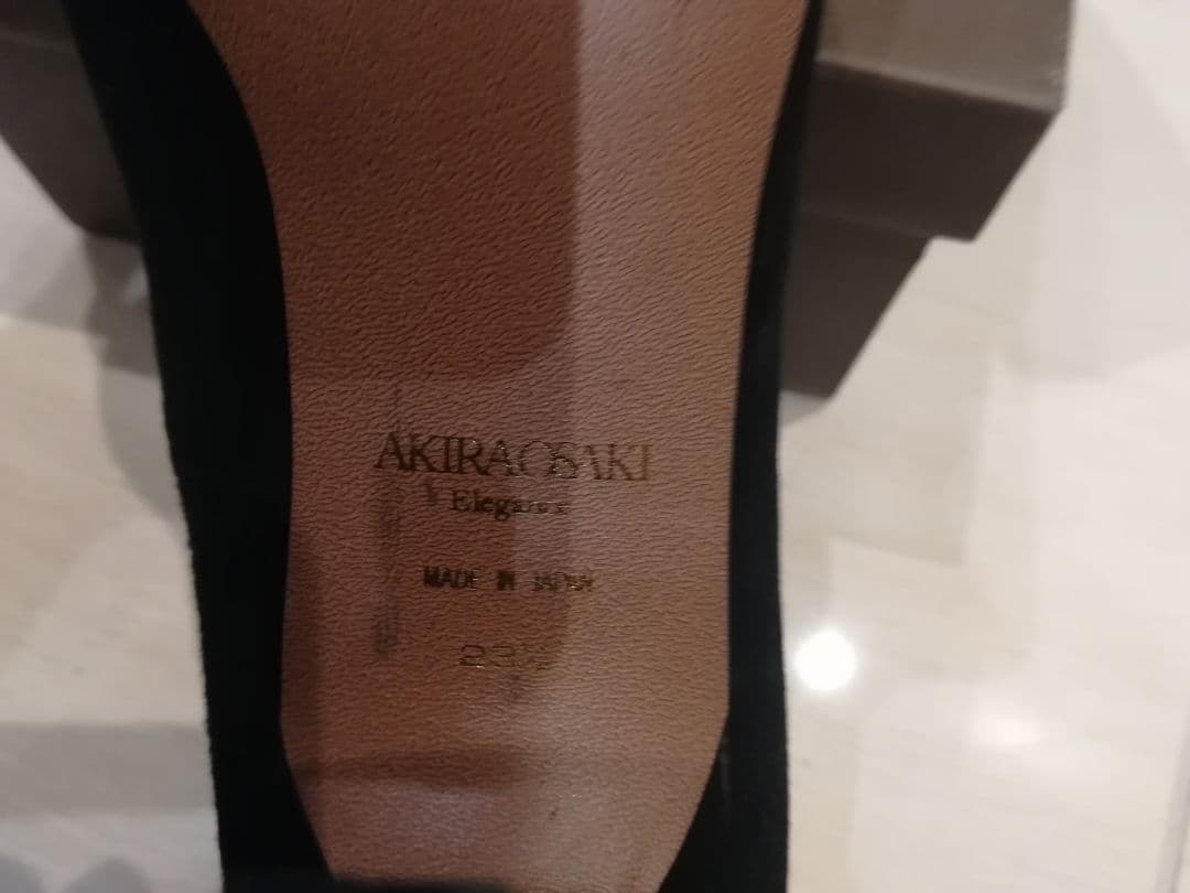 OSAKIスエードリボンヒール OSAKIスエードリボンヒール