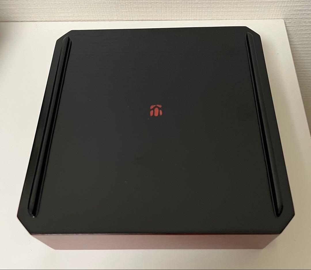 相田啓介 隅切重 本漆塗 会津塗 朱 うるし お重箱 重箱 三