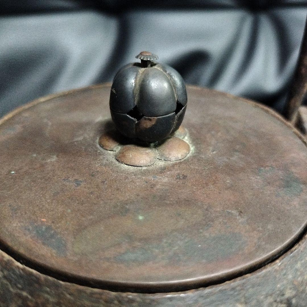 平安 省鋳堂 名人 省三造 胴名 富士 鉄瓶 古美術 骨董 - メルカリ