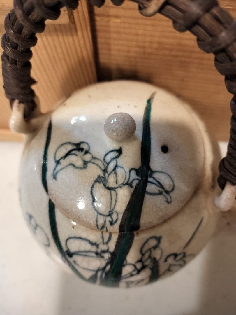 希少 古美術 美術品 清水焼 陶器 高橋道八 華中亭道八 急須 アンティーク