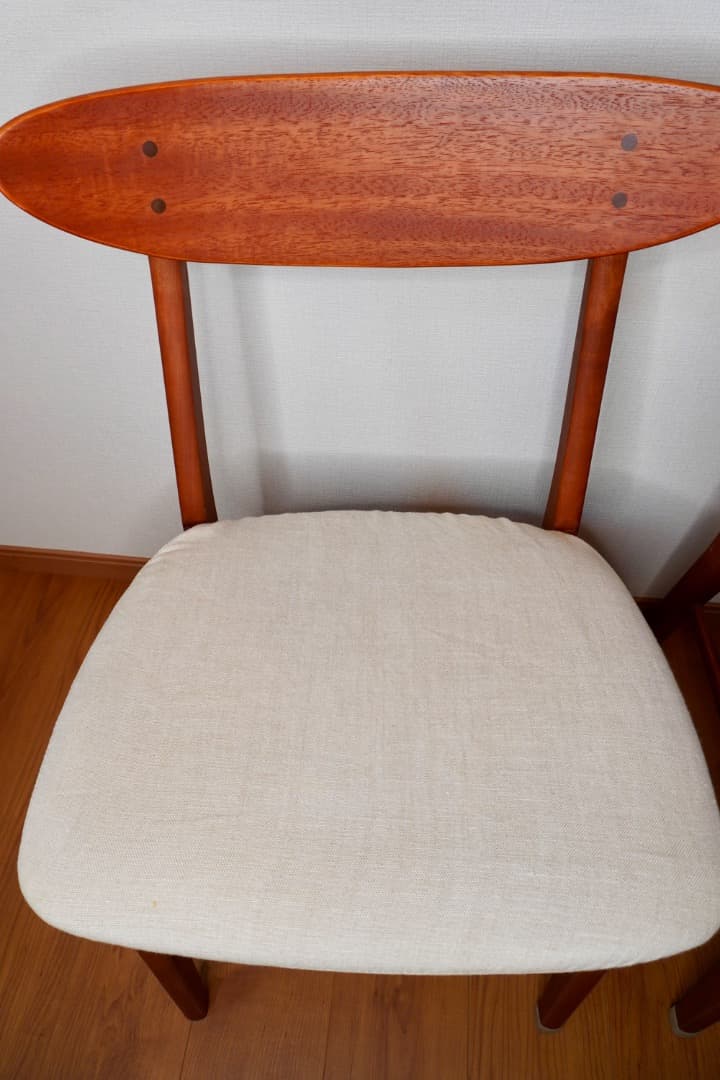 ACTUS H.W.F マホガニー エクステンションテーブル&チェア2脚