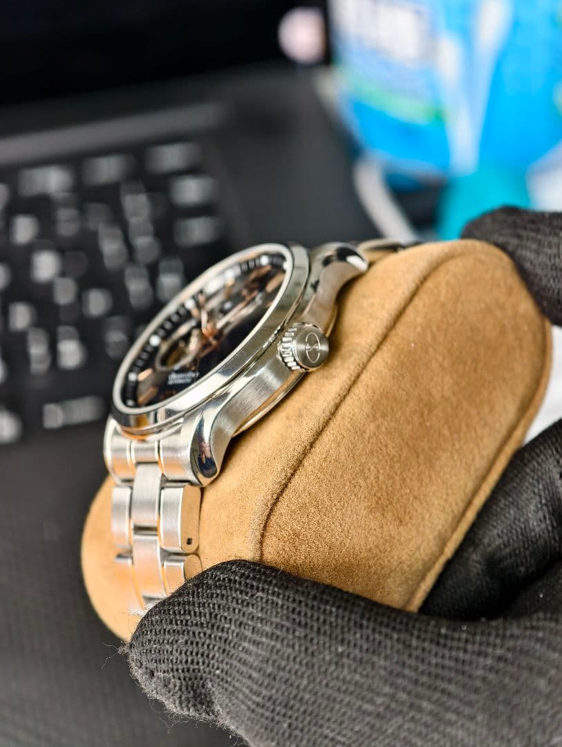 【美品】ORIENT STAR RK-AT0009N セミスケルトン 自動巻き