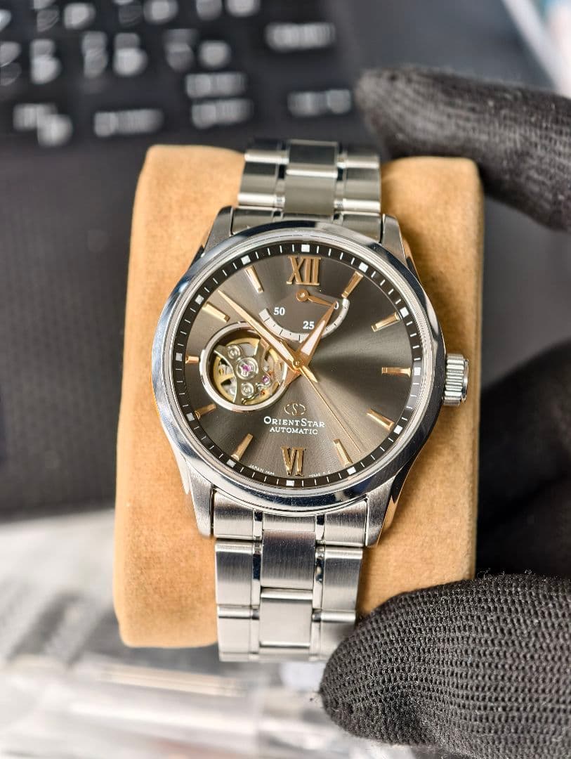 【美品】ORIENT STAR RK-AT0009N セミスケルトン 自動巻き