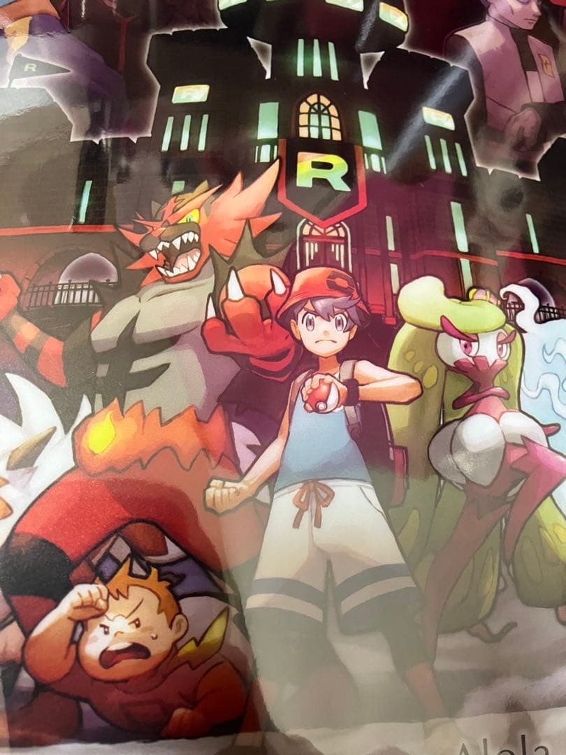 非売品】ポケットモンスター ポケモン ロケット団 サカキ クリアポスター