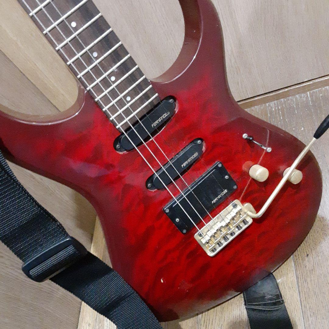 フェルナンデスエレキギター＆ソフトケース＆ショルダーストラップ