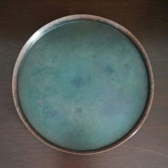 玉川堂　鎚起銅器　お盆　トレー　和骨董　アンティーク