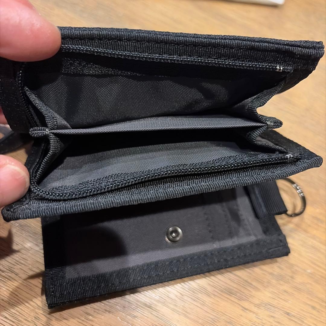 PORTER 二つ折り財布 ブラック CORDURA