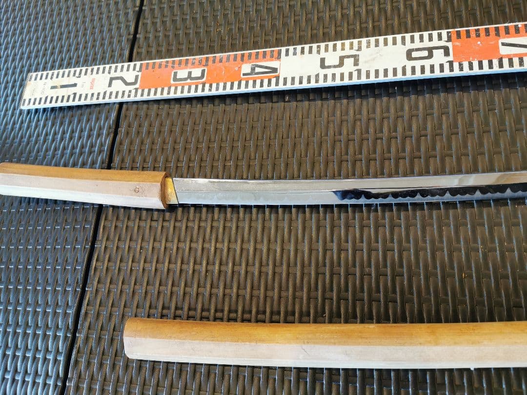 希少品 レア 模造刀 白鞘 大刀 模擬刀 日本刀 全長約103cm 居合練習