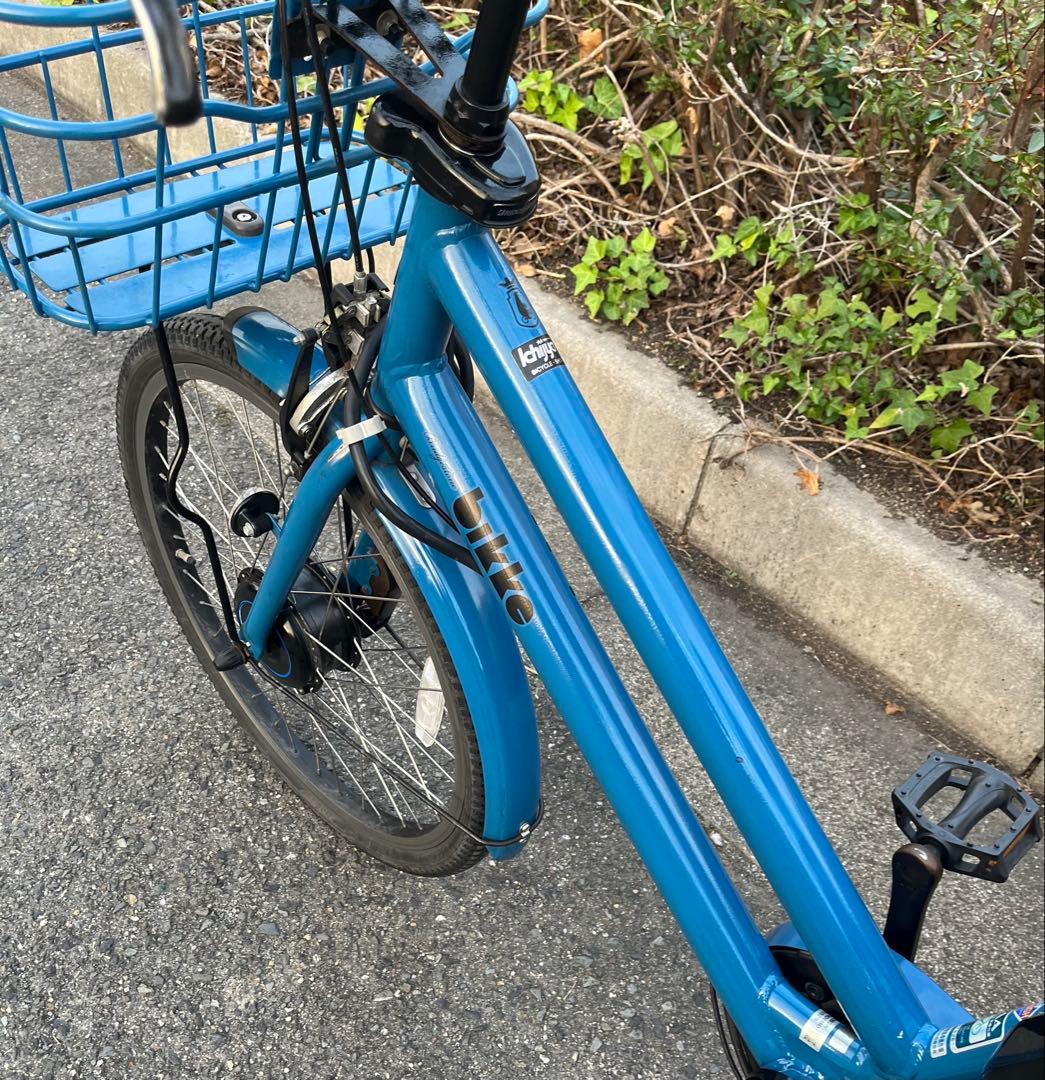 と*と様 自動充電　BRIDGESTONE ビッケ グリ　電動自転車　発送不可