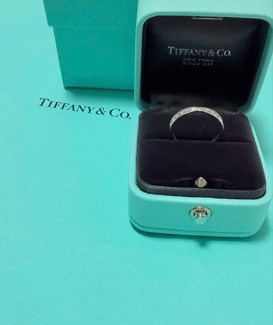 【kyae】ティファニーハーフエタニティ ハーモニーバンドリング