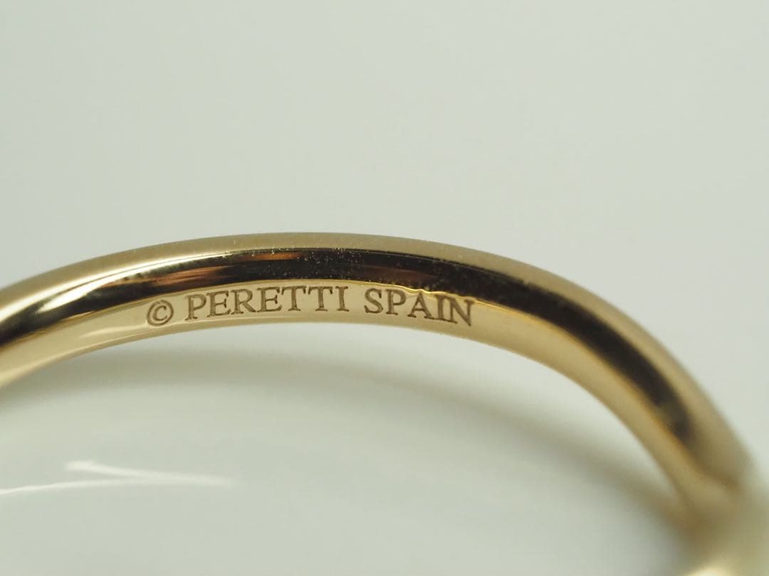 TIFFANY&Co.ティファニー　750YGカーブドバンドリング　15.2号