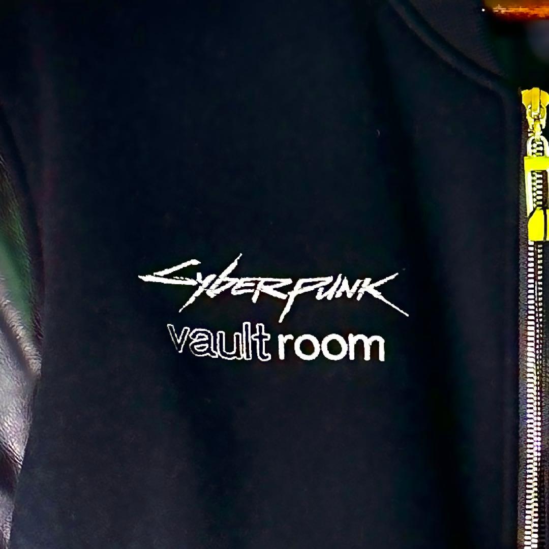 VR× CYBERPUNK LEATHER BOMBER JACKET