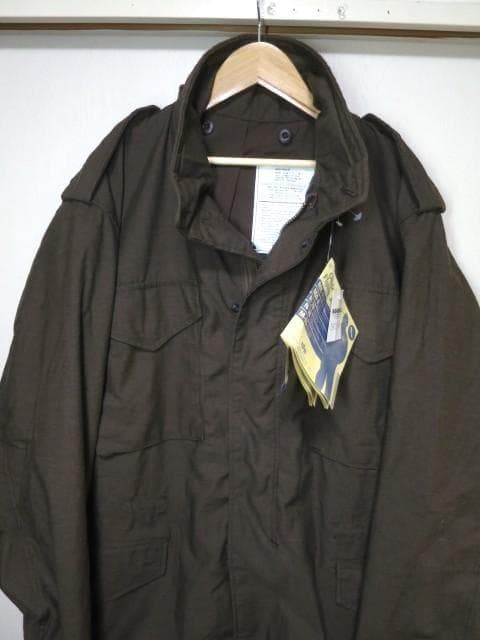 未使用品 USA製 ALPHA M-65 ブラウン L フィールドジャケット