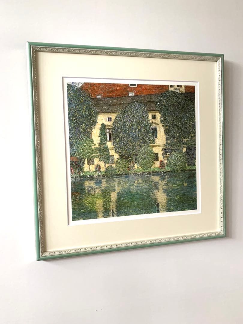 絵画 （9） 湖畔の家