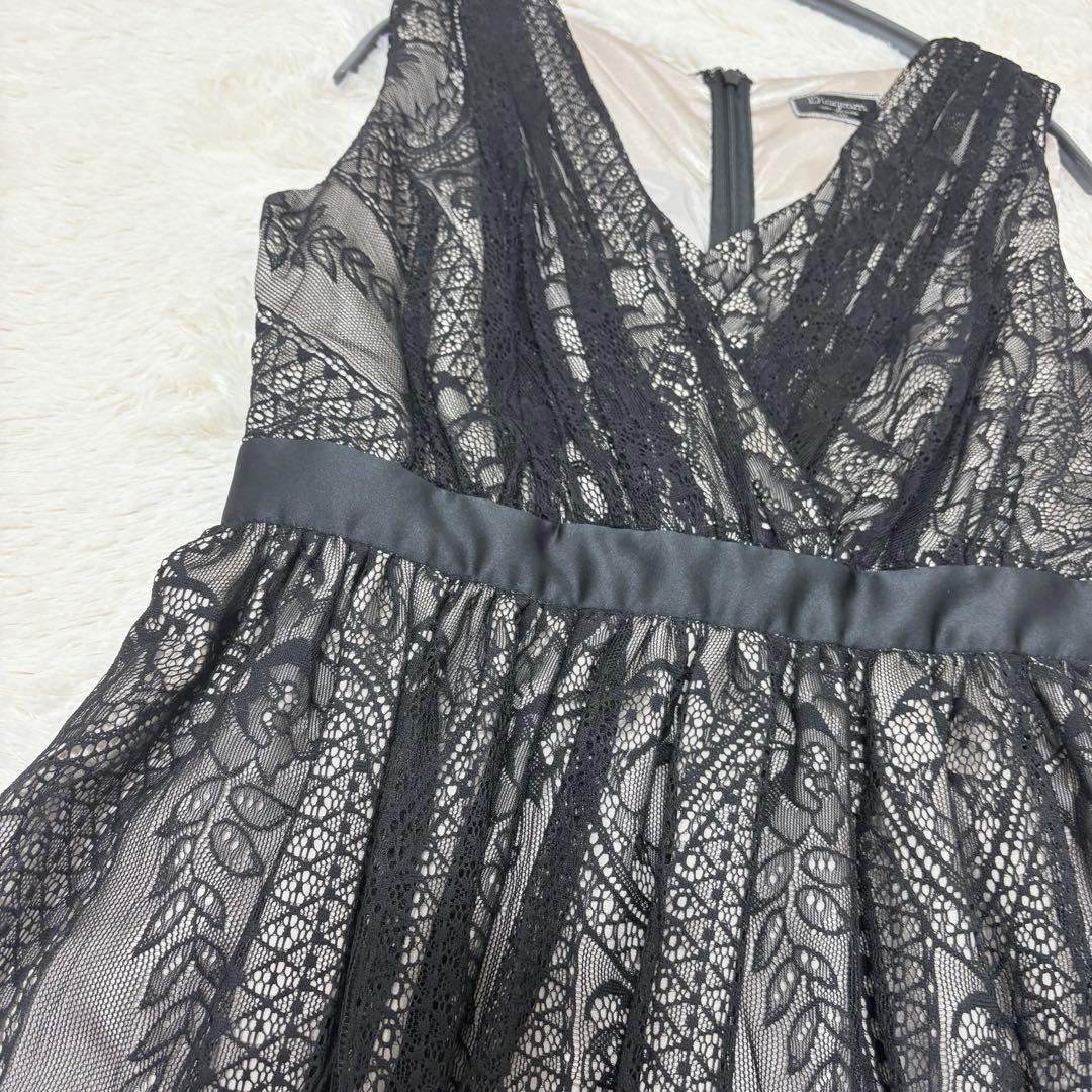 美品✨グレースコンチネンタル 総レース カシュクール ロングワンピース 刺繍