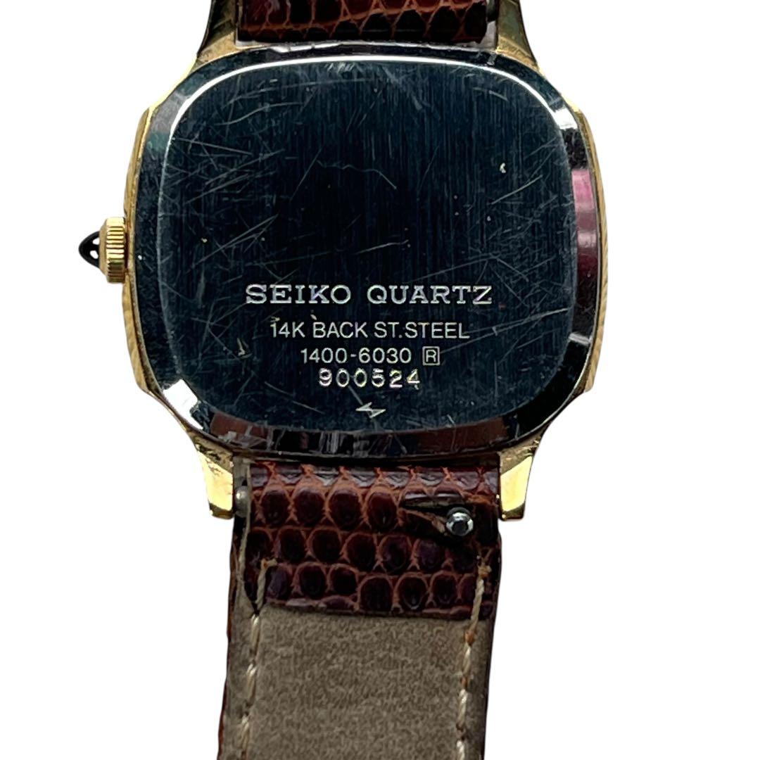 メ1004-06】【14K】セイコー クレドール 1400-6030