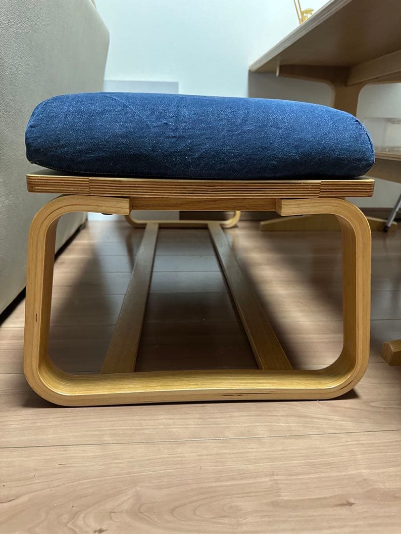 引取限定【無印良品】 リビングでもダイニングでもつかえるテーブル2 チェアセット