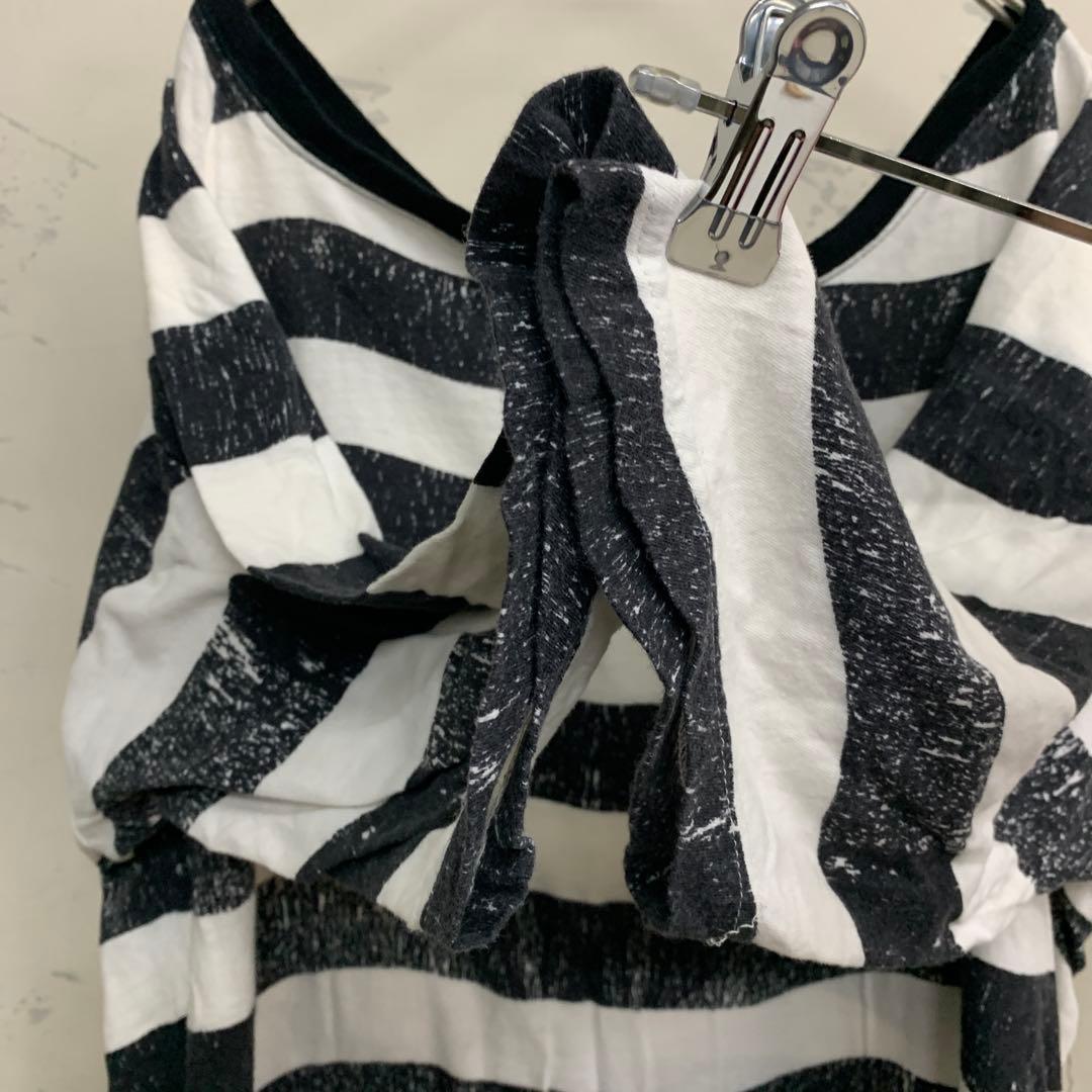 アンダーカバーundercover04ssLANGUILD歪みボーダーカットソー