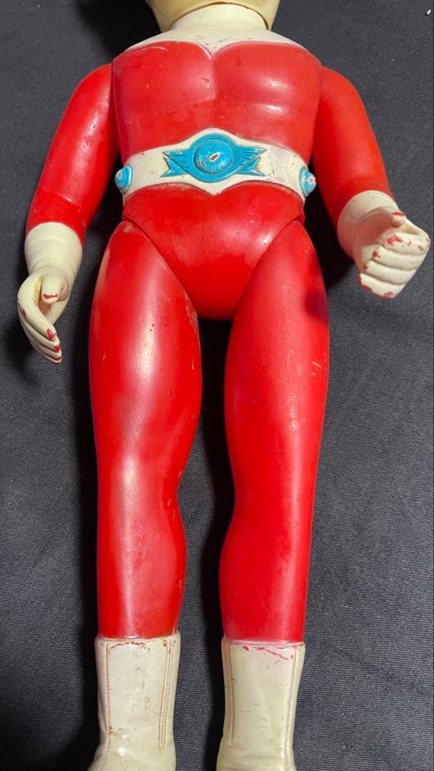 タ*カ様 レッドマン　面取れソフビ　当時物