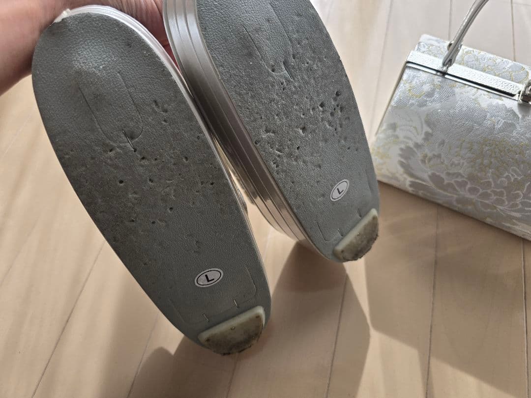 成人式 バッグ 振袖 白 ゴールド シルバー